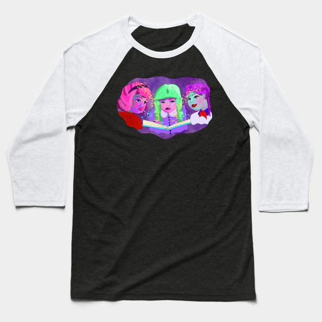 Weird Sisters Baseball T-Shirt by SchlockHorror